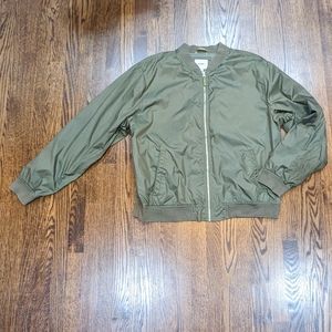 Old Navy Men's Bomber Jacket - Green, XXL